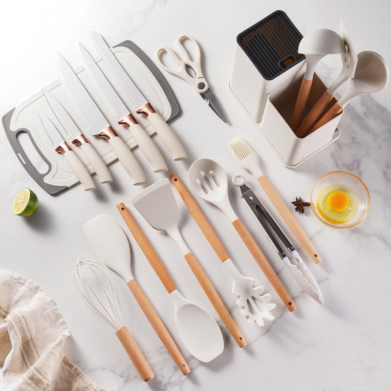 Kit de Cozinha 19 Peças de Silicone Premium